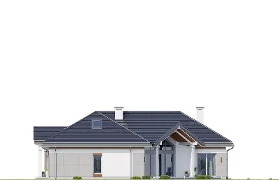 Willa Parkowa 6 modern A — elewacje 3