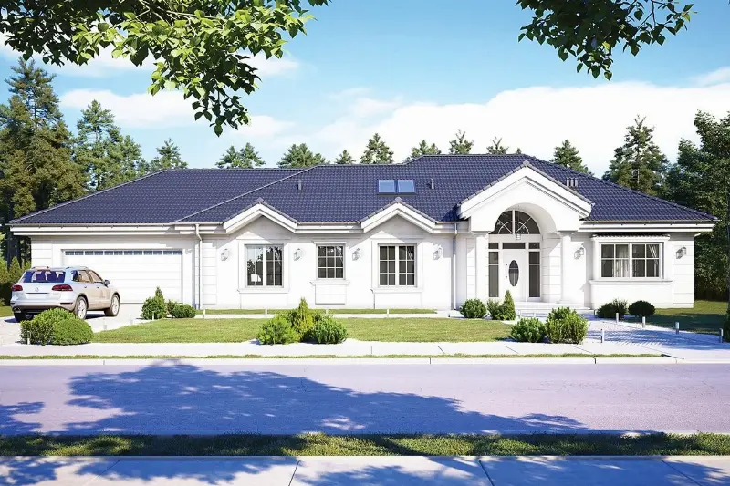 Projekt domu Willa Parkowa C — wizualizacja