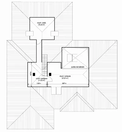 Willa Parterowa 4 — wizualizacje 9 (odbicie lustrzane)