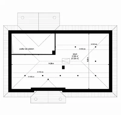 Willa Rodzinna 2 — wizualizacje 5 (odbicie lustrzane)