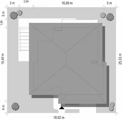 Wiola — plan sytuacyjny 1