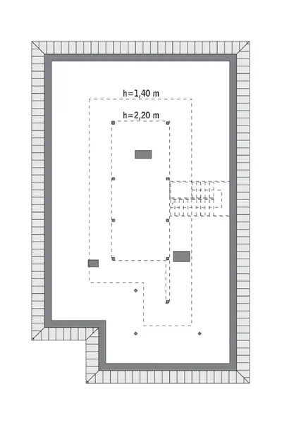 Wiosenny powiew - wariant I — rzuty kondygnacji 2