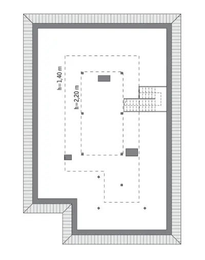 Wiosenny powiew — rzuty kondygnacji 2