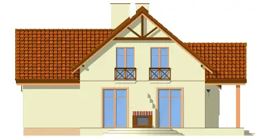 Wiosenny — elewacje 2 (odbicie lustrzane)