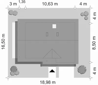 Wisełka — plan sytuacyjny 1 (odbicie lustrzane)