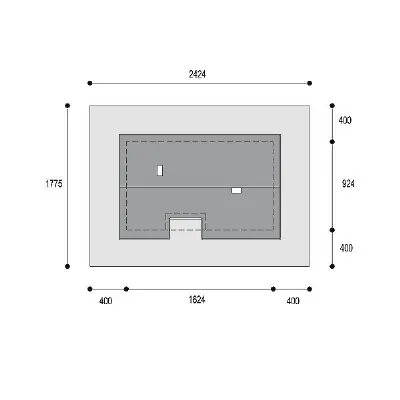 Woodland — plan sytuacyjny 1 (odbicie lustrzane)