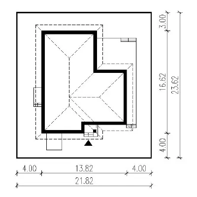 Wrzosowe wzgórza - wariant I — plan sytuacyjny 1 (odbicie lustrzane)