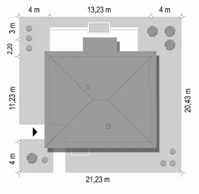 Wspaniały 3 — plan sytuacyjny 1