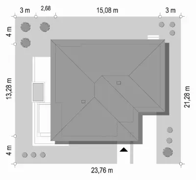 Wspaniały — plan sytuacyjny 1
