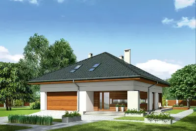Wśród wrzosów — wizualizacje 1 (odbicie lustrzane)