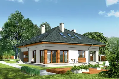 Wśród wrzosów — wizualizacje 3 (odbicie lustrzane)