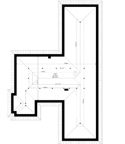Wyjątkowy 3 — rzuty kondygnacji 2 (odbicie lustrzane)