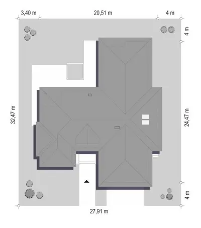 Wyjątkowy — plan sytuacyjny 1 (odbicie lustrzane)