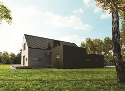 Wykadrowany (z wentylacją mechaniczną i rekuperacją) — wersje stylistyczne 2