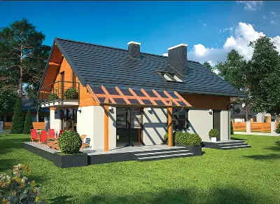 Wykwintny - wariant I — wizualizacje 3 (odbicie lustrzane)