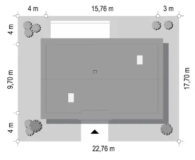 Wymarzony 10 D — plan sytuacyjny 1
