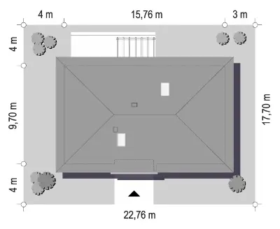 Wymarzony 11 C — plan sytuacyjny 1