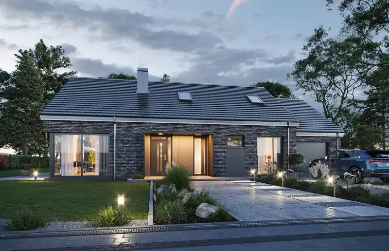 Projekt domu Wymarzony 9 B — wizualizacja