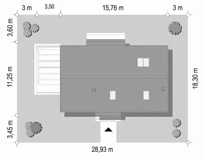 Wymarzony 9 C — plan sytuacyjny 1