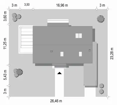 Wymarzony 9 D — plan sytuacyjny 1
