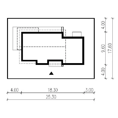 Wzorcowy (aranżacja 1) — plan sytuacyjny 1