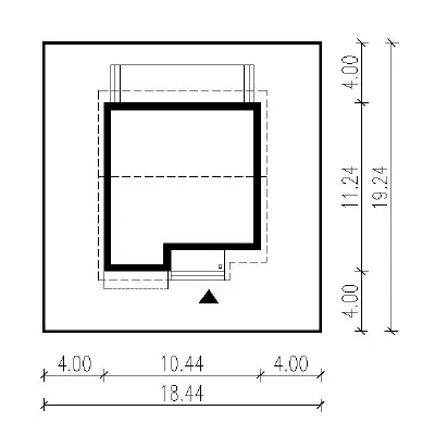 Wzorowy — plan sytuacyjny 1 (odbicie lustrzane)