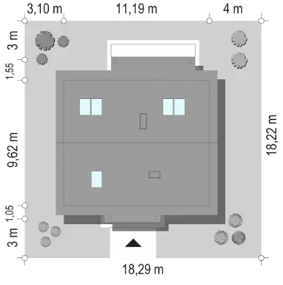 Żabka 2 — plan sytuacyjny 1