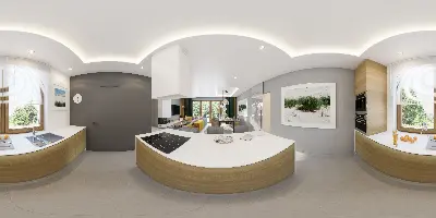 Zachodzące słońce - wariant IV — panoramy 360° 3