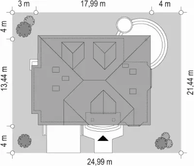 Zacisze 2 — plan sytuacyjny 1