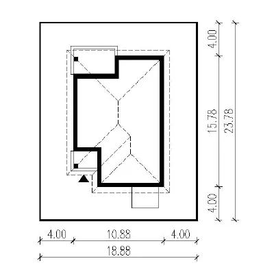 Zapach wiosny - wariant I — plan sytuacyjny 1