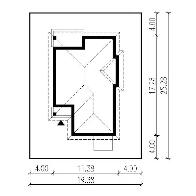 Zapach wiosny - wariant II — plan sytuacyjny 1