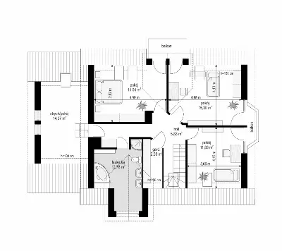 Zgrabny 2 — rzuty kondygnacji 2