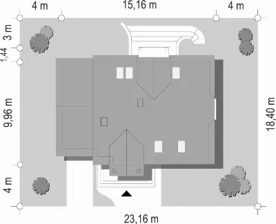Zgrabny 2 — plan sytuacyjny 1