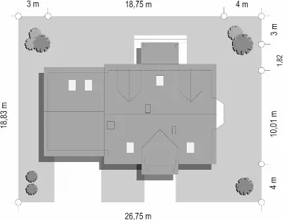 Zgrabny 5 — plan sytuacyjny 1 (odbicie lustrzane)