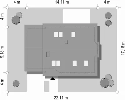 Zgrabny — plan sytuacyjny 1