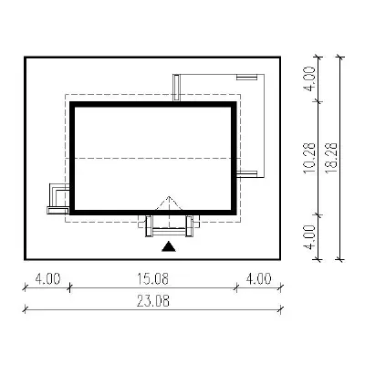Znamienity - wariant III — plan sytuacyjny 1 (odbicie lustrzane)