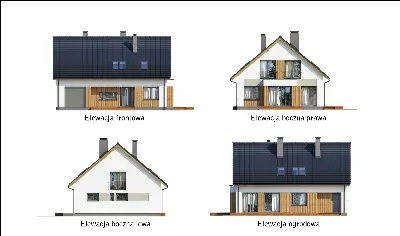 Zorganizowany (etap II) — elewacje 1 (odbicie lustrzane)