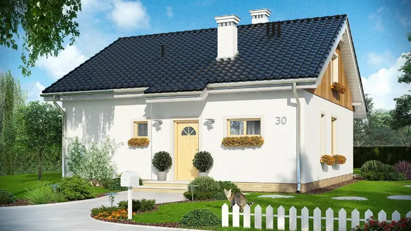 Projekt domu Zosia 2 — wizualizacja