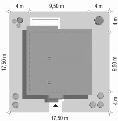 Zosia — plan sytuacyjny 1 (odbicie lustrzane)
