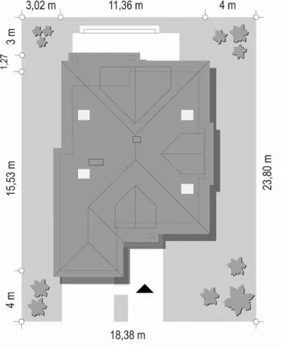 Zuzia — plan sytuacyjny 1